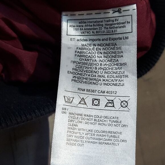Adidas Originals Trefoil Cldro Colorblock Fleece Track Jacket Sz S - Picture 9 of 12